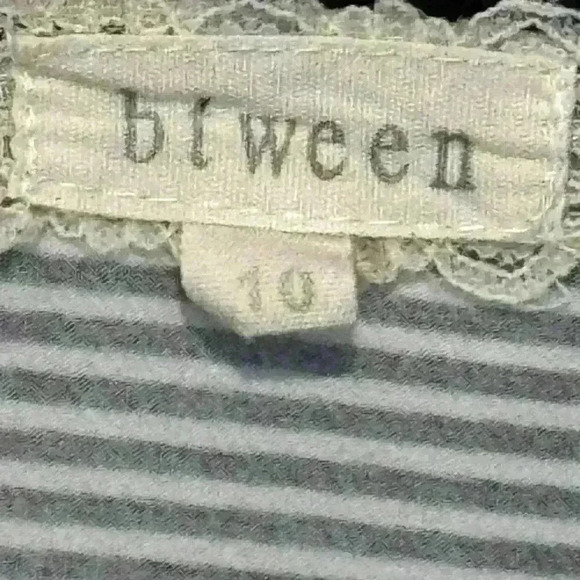 Btween Girls Unicorn Sequin Stripe T-Shirt Black Size 10 Casual Top - Picture 4 of 4